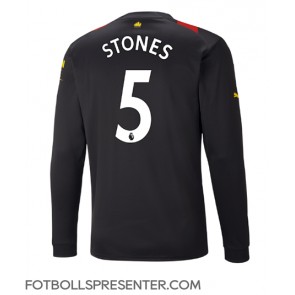 Manchester City John Stones #5 Borta Matchtröja 2022-23 Långärmad